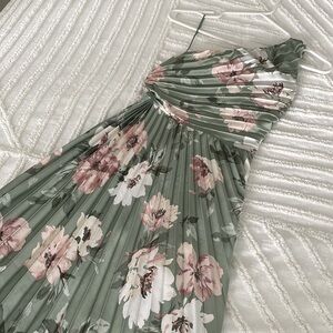 Abercrombie & Fitch Floral Maxi Dress - Green and Pink